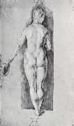 Albrecht Durer Nude Seen From Behind oil painting reproduction